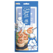 **清貨特價 (最佳食用日期:2025/03/20) **陪心寵糧| C'est bon 輕奢肉泥泥| 主廚干貝蝦12g x 4(紓壓配方) 藍色