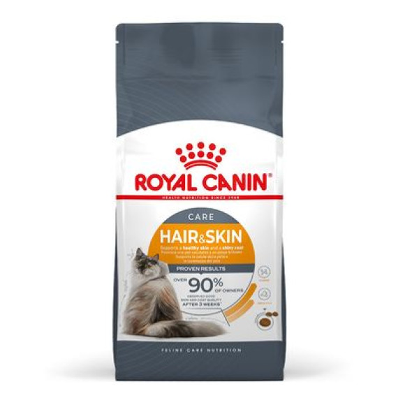 Royal Canin 加護系列 - 成貓亮毛及皮膚加護配方 *Hair & Skin* 貓乾糧 02kg [2526020012]