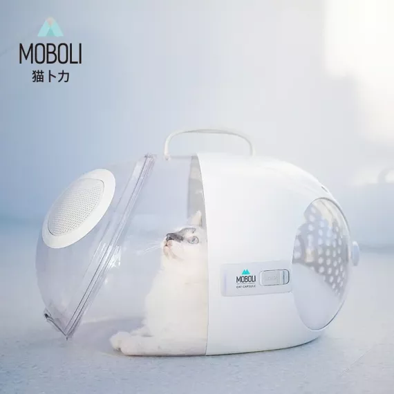 MOBOLI [mo10016] 太空貓膠囊 - 粉藍