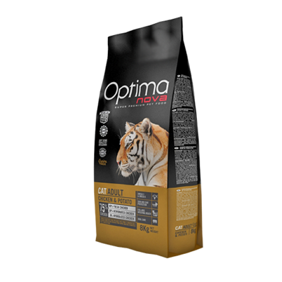 Optima Nova [OCA-M]- 金虎潔齒除臭配方貓糧 (Cat Adult) 02kg