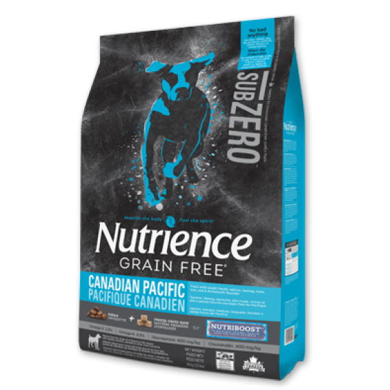 Nutrience SubZero 冷凍脫水鮮三文魚+鯡魚 無穀物六種魚 全犬配方 05LB [D6221]