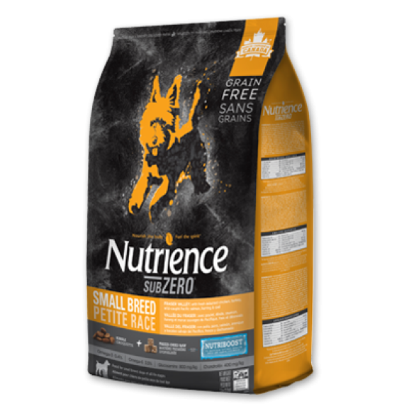 Nutrience SubZero 冷凍脫水鮮雞肉 無穀物雞+火雞+海魚 小型犬配方 11LB [D6205]