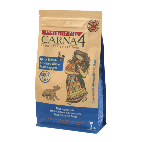 Carna4 CN3300 烘焙風乾無穀物雞肉全貓糧 4lb