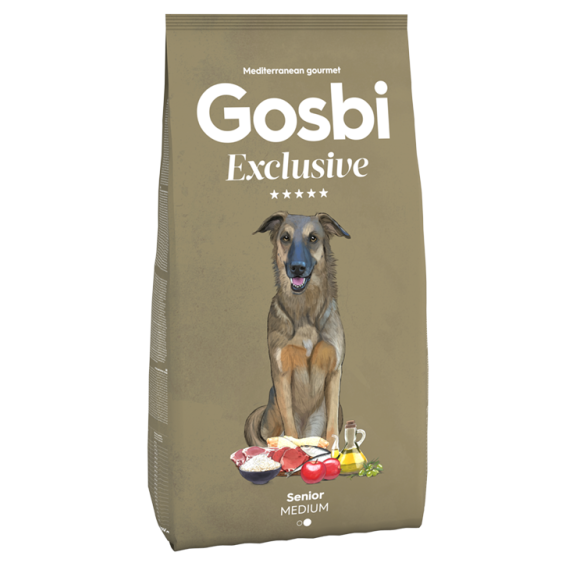 Gosbi 中型老犬蔬果配方 12kg