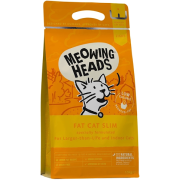 Meowing Heads [MHF15] - 無穀物全天然成貓體重控制及室內貓配方 Fat Cat Slim 1.5kg (黃色)