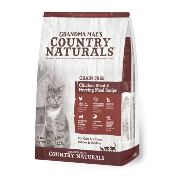 Country Naturals CN0105 低敏感無穀物全貓精簡配方(啡色)-06lb