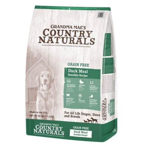 Country Naturals CN0212 - 無穀物全犬種防敏鴨肉精簡配方 12lb