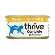 THRIVE 整全膳食100% 雞肉貓罐頭 75G