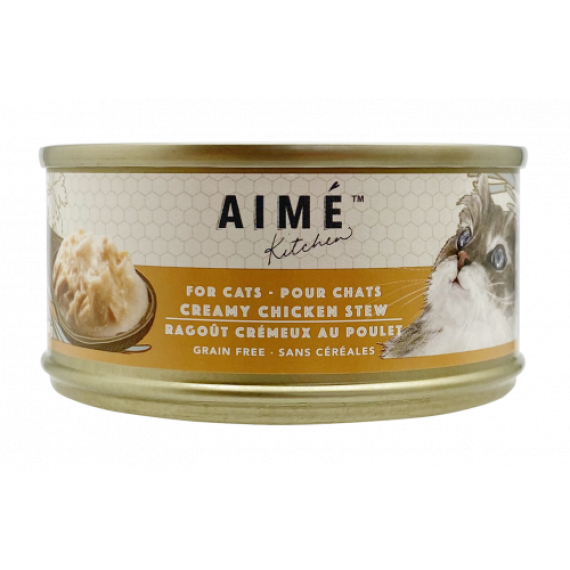 Aime Kitchen [TN85] Original 無穀物貓罐頭 - 鮮雞肉濃湯 Creamy Chicken Stew 85g