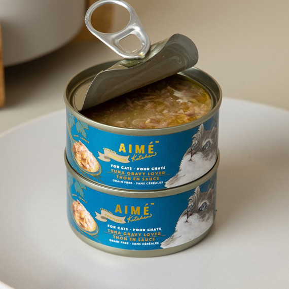 Aime Kitchen [TTA75] Classic 殿堂主食系列 - 特濃魚汁熬鮮吞拿魚 Tuna Gravy Lover 75g (新磅數)