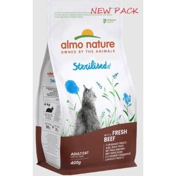 Almo Nature 成貓絕育貓乾糧-新鮮牛肉 Sterilised Fresh Beef 2kg [670]