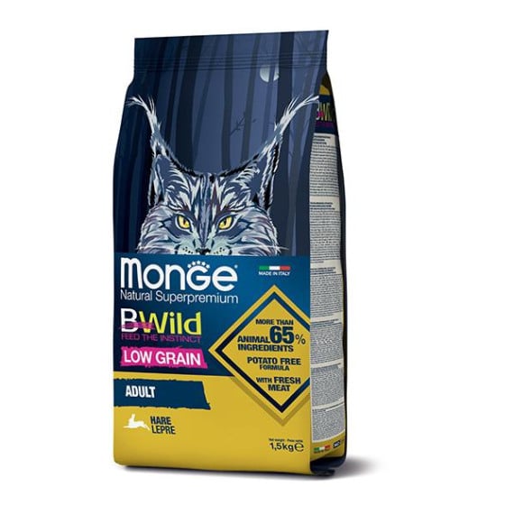 Monge [MO2003] - B-Wild系列 野生兔肉 成貓糧 1.5kg