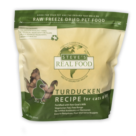 Steve's Real Food Freeze Dried Turducken Diet 1.25lb (貓狗共用)