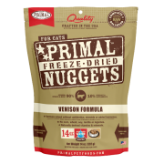 Primal FELINE FREEZE-DRIED NUGGETS (原始) 貓用冷凍脫水糧-鹿肉配方 14oz/397g [FVF14FD]