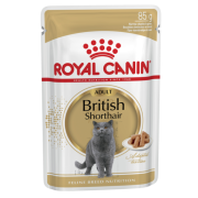 Royal Canin 純種系列 - 英國短毛成貓專屬主食濕糧（肉汁） *British Shorthair Adult (Gravy)* 85g [3169000]