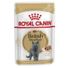 Royal Canin 純種系列 - 英國短毛成貓專屬主食濕糧（肉汁） *British Shorthair Adult (Gravy)* 85g [3169000]