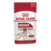 Royal Canin 健康營養系列 - 中型成犬營養主食濕糧（肉汁）*Medium Adult Dog (Gravy)* 140g x 10包原裝同款優惠 [2700700]