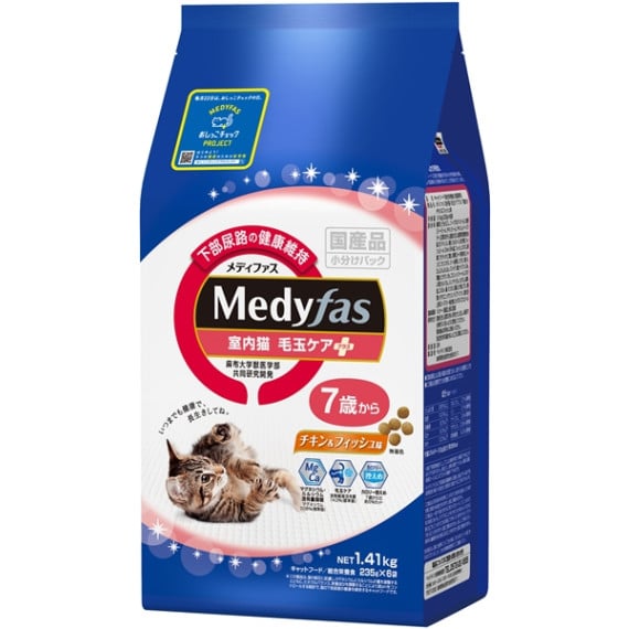 Petline Medyfas - 防尿石 老貓去毛球 雞&魚味乾糧 1.41kg [PL-MFD38]