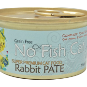  No Fish Cat 單一蛋白系列 Rabbit Pate 兔肉滋味(肉醬) 貓罐頭 85g [NFC85RA]