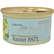  No Fish Cat 單一蛋白系列 Rabbit Pate 兔肉滋味(肉醬) 貓罐頭 85g [NFC85RA]