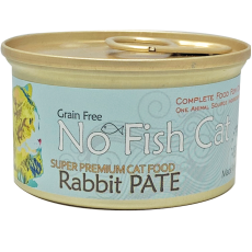  No Fish Cat 單一蛋白系列 Rabbit Pate 兔肉滋味(肉醬) 貓罐頭 85g [NFC85RA]