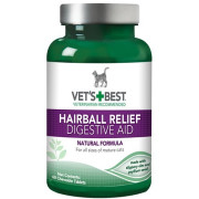 Vet’s Best [VBT10113] 貓用去毛球丸 Cat Hairball Relief Digestive Aid (60粒)