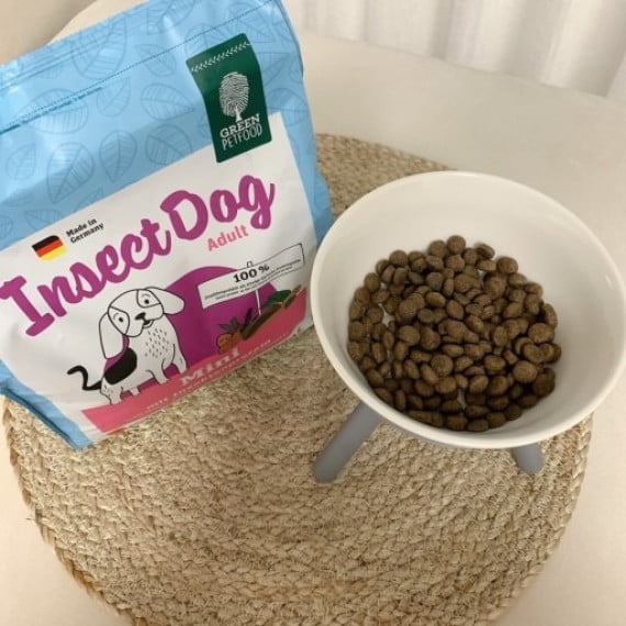 Green Petfood - InsectDog Mini 蟲蟲蛋白 升級皮膚防敏感 迷你 狗乾糧 (無穀物) 7.5kg *韓國版*( 粉紅字 / 粉紅標) [GP0618]