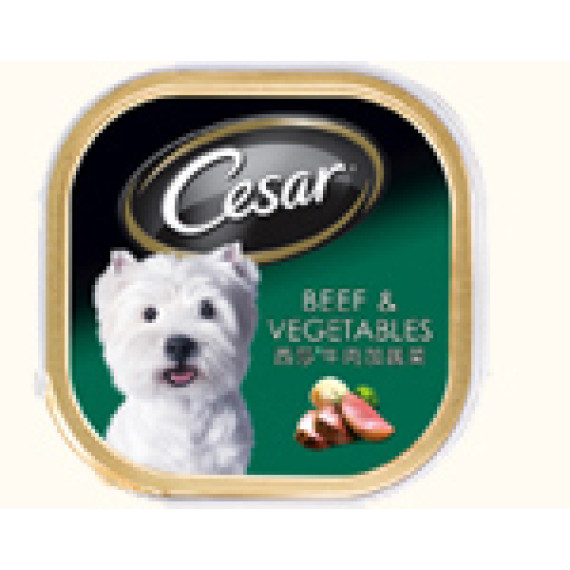 西莎 Cesar 純鮮肉系列 牛肉+蔬菜 100g