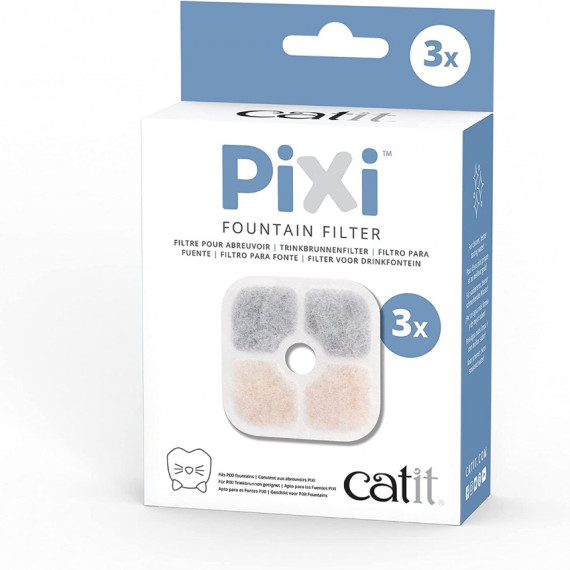 Catit Pixi 噴泉式貓貓飲水機 過濾替換裝 (3片) [43721]