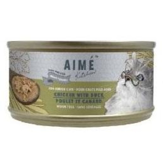 Aime Kitchen [TDA75-S]  Silver - 老貓雞肉鴨肉 Chicken with Duck 75g  (新磅數)