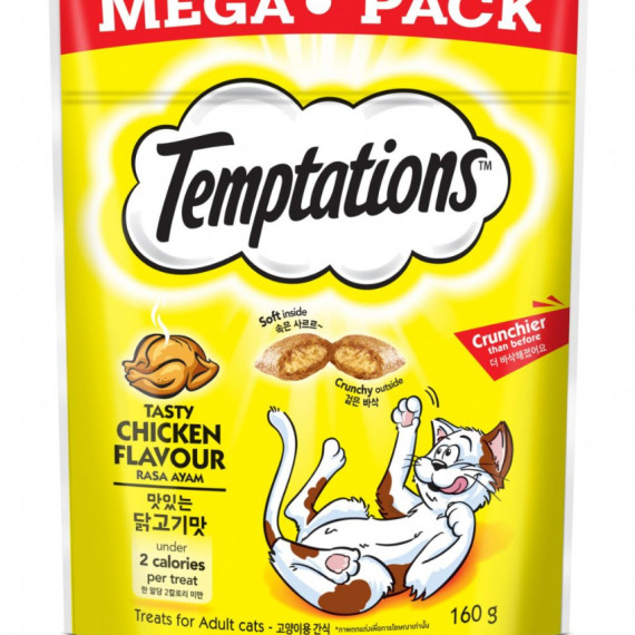 偉嘉 Temptations 貓小食火烤嫩雞口味 160g [001465 / 10246833] 