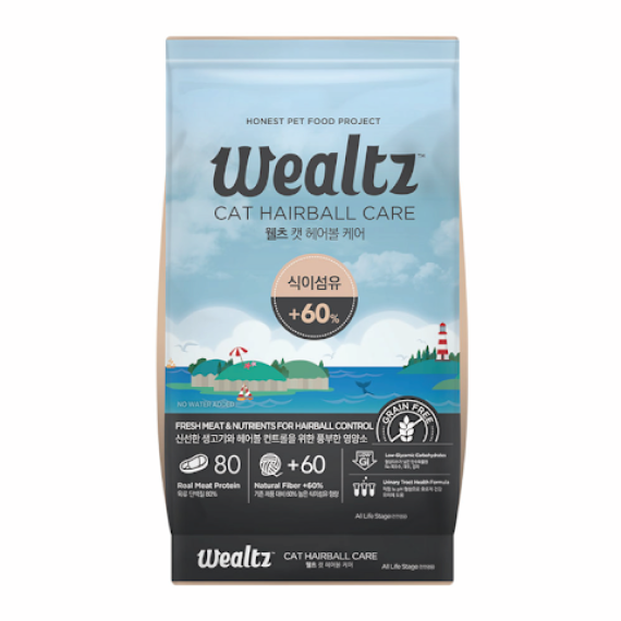 Wealtz 維爾滋  - 全貓配方 -全方位毛球控制食譜 6KG [WCH784]