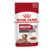 Royal Canin 健康營養系列 -中型老犬10+歲營養主食濕糧（肉汁）*Medium Ageing 10+ Dog(Gravy)* 140g x 10包原裝同款優惠 [2700900]