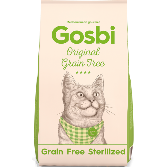 Gosbi 無穀物絕育蔬果成貓配方 03kg [GCGS] (草綠)