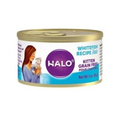 HALO 幼貓罐頭 WhiteFish Pate 無穀物 白魚主食罐 3oz (30056)